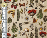 Little Johnny Woodland Forest 100% Cotton 150cm Wide Digitally Printed Fabric for Crafting, Sewing, Patchwork, Dressmaking